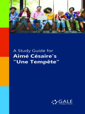 cover image of A Study Guide for Aimé Césaire's "Une Tempête"